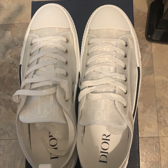 White Dior Oblique Canvas main image 6